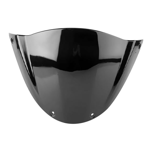 Parabrisas de motocicleta Resistente Instalación sencilla Reemplazo de piezas Protector contra el viento negro