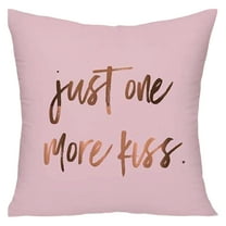 Valentines Day Decorations Throw Pillow Covers 18x18 Inch, Love Cushion Cases 1 Pack, Red Black Decorative Pillowcases for Couch Sofa Bedroom, Wedding Decorations Spring Easter Holiday Decor F