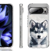 For Google Pixel 10 / 10 Pro Shockproof Phone Case, by OneToughShield - Husky Puppy