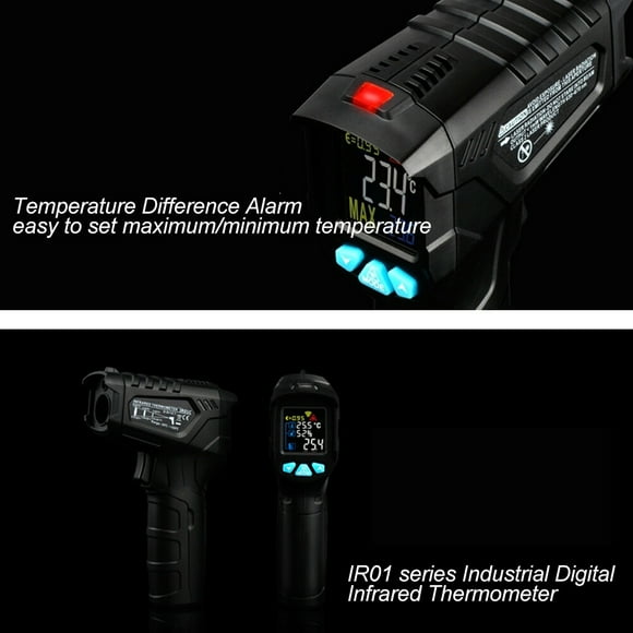 Temperature Meter,Handheld Infrared Lcd Ir Pyrometer Temperature Pyrometer Temperature Tester Thermometer Handheld Infrared Temperature Meter -50~800 / -58 Qinquan Buzhi Ir Thermometer / -58 -1472