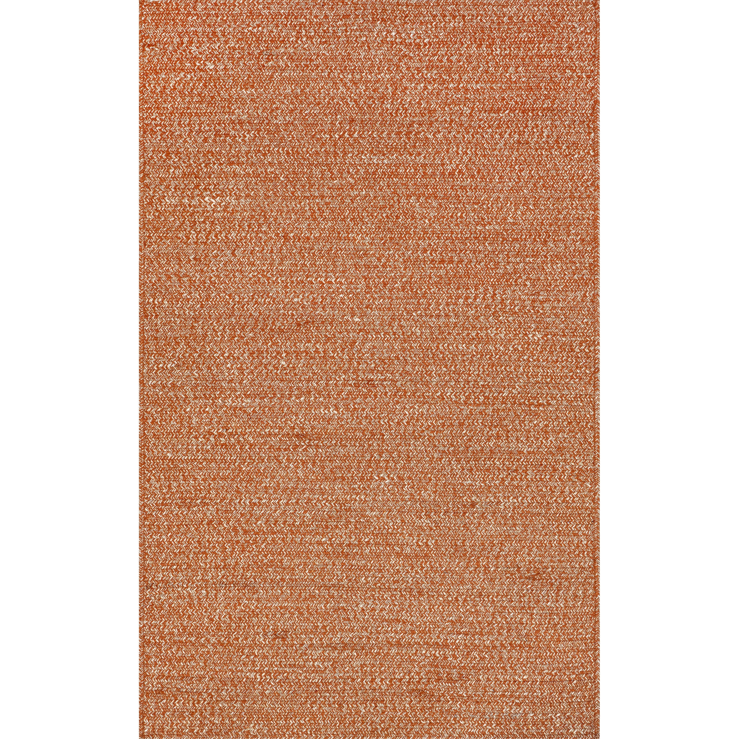 nuLOOM Elvira Casual  Braided Cotton Area Rug, 8' x 10', Orange