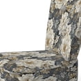 thumbnail image 4 of Designart "Grey Floral Grace" Grey Floral Upholstered Accent Chair - Cottage Arm Chair For Living Room, 4 of 5