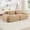 Camel, variant on 80" Corduroy Loveseat Sofa, Free Combination Sectional Couch with Curved Armrests, High Resilience Sponge, Non-Slip Base for Living Room Bedroom