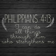 Philippians 4 13 Poster Print by Allen Kimberly