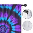 thumbnail image 4 of Blackout Kids Curtains,Blue Purple Tie Dye Pattern Childrens Insulated Curtains Set Of 2,Bedroom Essentials,Toddler Room Decor 52"x63", 4 of 5