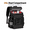 Black, variant on OUMASK 20L Cooler Backpack, 30 Can Capacity, 2 Compartments, Leakproof Liner, Black