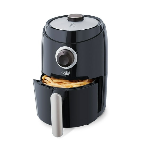 Rise By Dash Compact Air Fryer Oven with Temp Control NonStick Basket