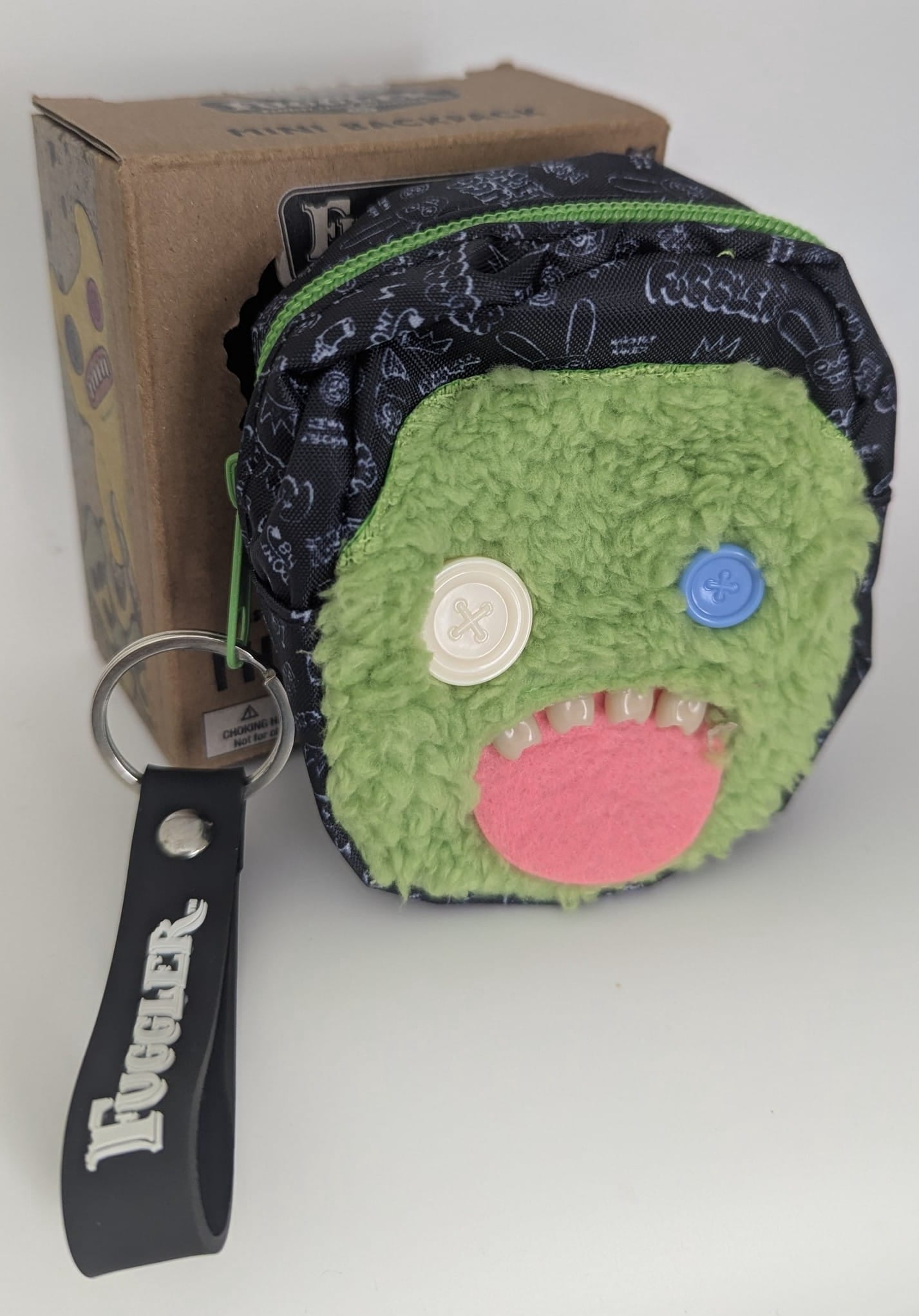Fuggler Green Mini Backpack [Notebook, Stickers, Keyring & Markers]