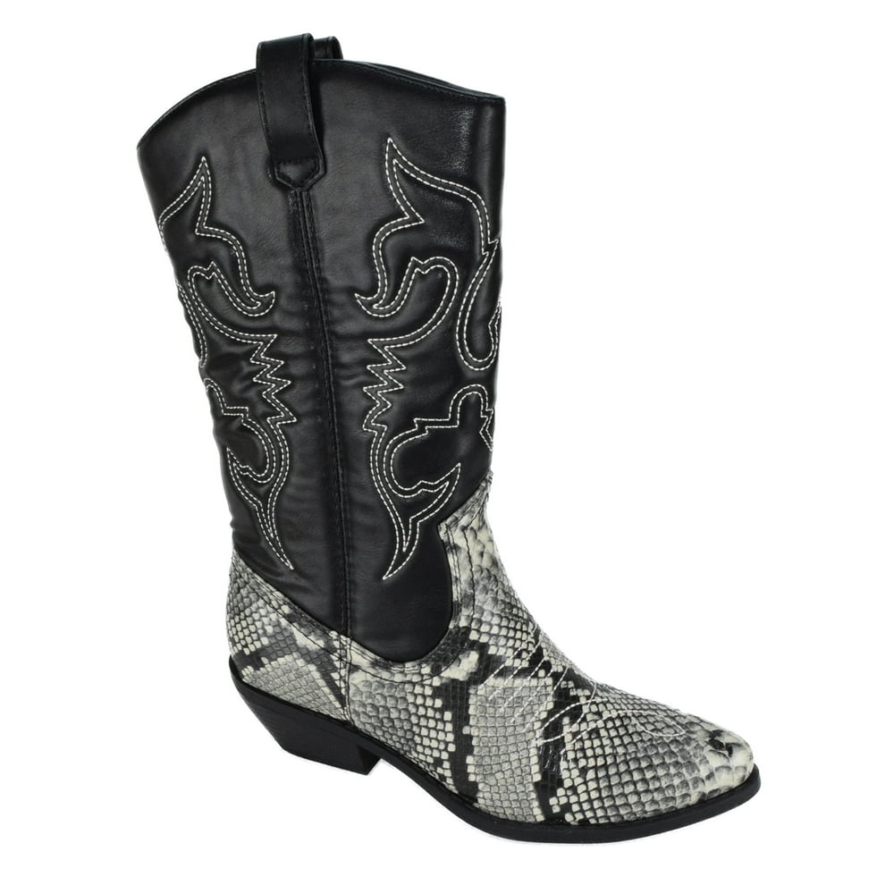 grey western boots women