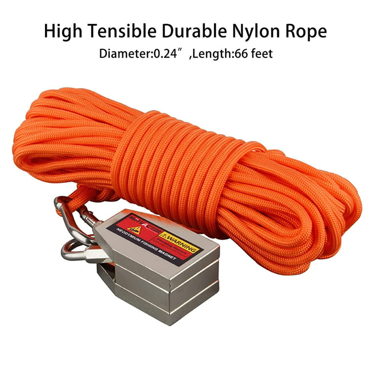 HOT Sale!!!】Oshion 550/1100lb Salvage Magnetic Set Powerful Magnets for  Fishing and Magnetic Recovery Salvage Orange Drop-Resistant PP Plastic Box+ Magnet +Rope+Gloves+Glue or Magnetic Wristband