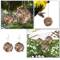 thumbnail image 4 of 2PCS Globe Hummingbird Nesters - 2024 New Handmade Birdhouse and Birdhouse Materials, Hummingbird Nesting Houses Set, Hanging Bird Nesters for Wild Birds, Ideal Gift for Bird Lovers (8cm/3.15in), 4 of 7