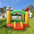 thumbnail image 1 of ALEKO BHSPORTS Inflatable Playtime 4-In-1 Bounce House with Basketball Rim, Soccer Arena, Volleyball Net, and Slide, 1 of 11