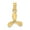 Yellow, variant on Charms Collection 14K 3-D w/ 3 Blades Propeller Charm