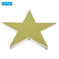thumbnail image 3 of Uxcell 11" Star Cutouts, 48 Pack Star Cutout Double Printed Paper Stars for Classroom Decoration DIY Craft, Golden, 3 of 6