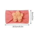 thumbnail image 3 of NAISIBABY Baby Boys Girls Headbands, Solid Color Sweet Flower No Slip Cute Stretch Elastic Headdress Watermelon Red Free Size, 3 of 5