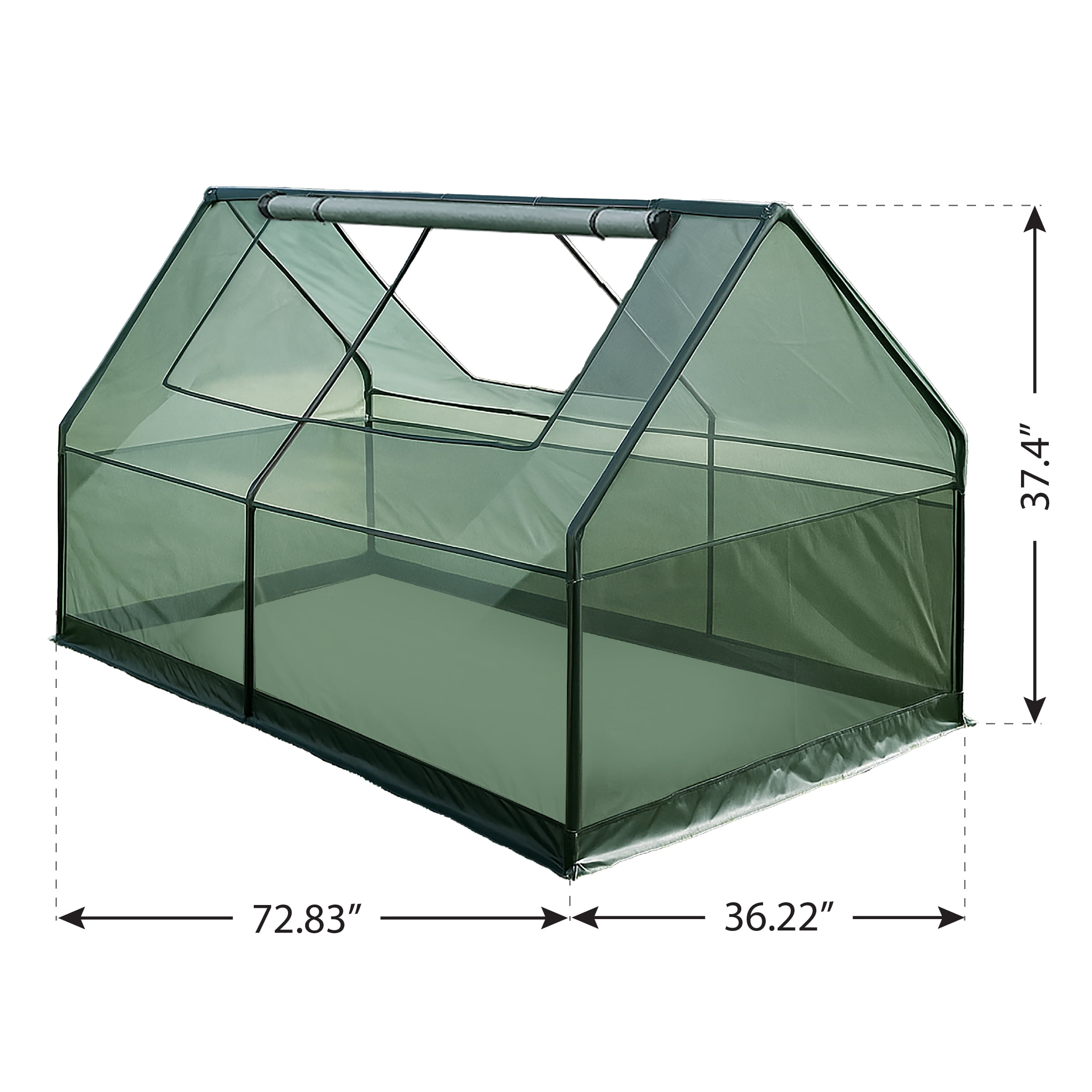 6ft x 3ft Raised Garden Bed Greenhouse Cover