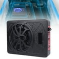 thumbnail image 1 of 10 Inch Car Underseat Sub Woofer, 800W Slim Powered Subwoofer with LED Light, High Low Level Input, Remote Control, Amplifier Built in, Space Saving for Car with Excellent Heat, 1 of 7