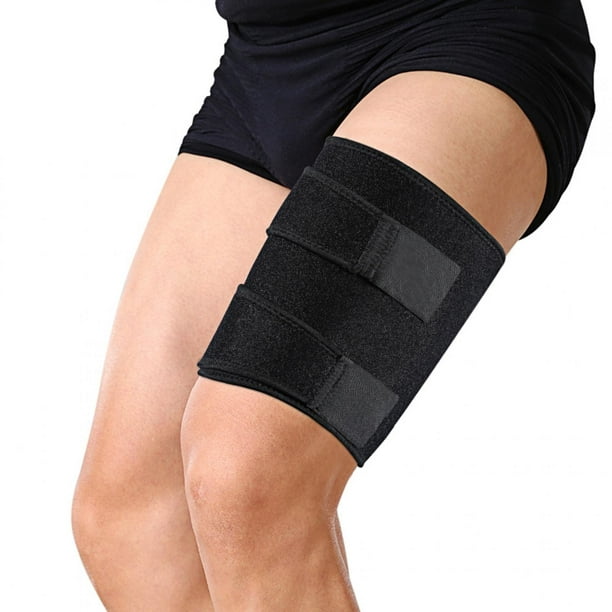 Ccdes Adjustable Wrap,Thigh Brace Support for Hamstring Quad Groin Pain  Relief, Adjustable Compression Sleeve Wrap,Thigh Support