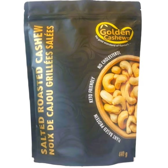Golden Cashews Roasted Salted Cashews, 440 g