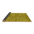 thumbnail image 2 of Ahgly Company Indoor Square Oriental Yellow Industrial Area Rugs, 4' Square, 2 of 4