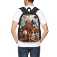 thumbnail image 4 of Fuzoiu Animal Filled Noahs Ark Print Large Capacity Backpack,Travel Backpack,Laptop Bag,College School Rucksack Bag,for School, Travel & Outdoor Activities, 4 of 6