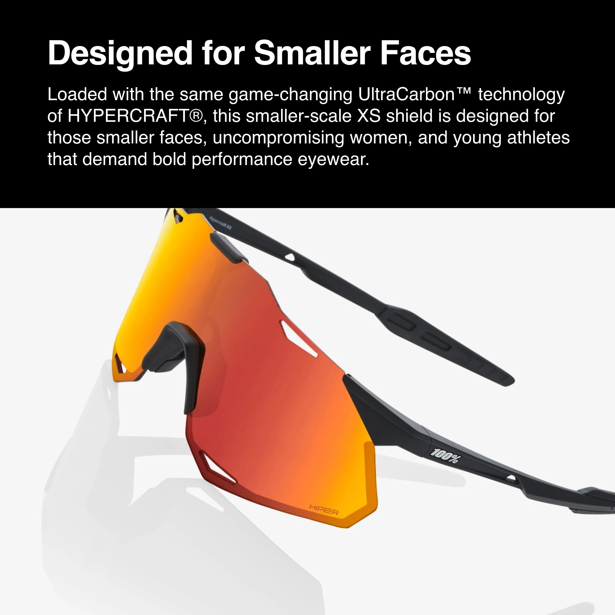 100% HYPERCRAFT Sport Performance Frameless Sunglasses 100% HYPERCRAFT Sport Performance Frameless Sunglasses