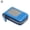 Blue, variant on One Opening Mens Wallet Leather Credit Card Holder RFID Blocking Zipper Thin with Id Window (Black)