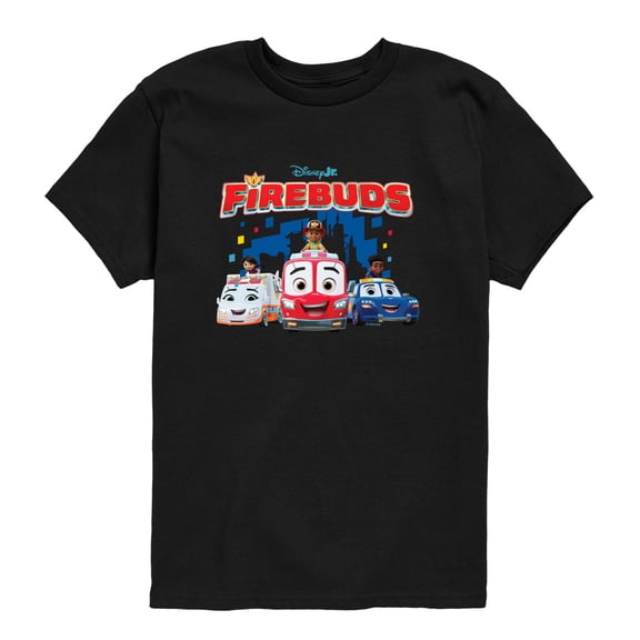 Disney Junior Firebuds - Character Group Toddler Short Sleeve Graphic T-Shirt