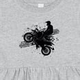 thumbnail image 4 of Inktastic Motocross Dirt Biking Bmx Girls Baby Dress, 4 of 5