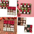 thumbnail image 5 of Bolas de fieltro navideñas Adornos para árbol de Navidad Ligeros Hechos a mano Reutilizables, 5 of 5