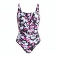 thumbnail image 4 of Women'S Tummy Control One Piece Swimsuit Allover Print Slimming Bathing Suit Swimwear, 4 of 4