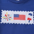 thumbnail image 4 of Atogsazn Baby Boys Summer 4th of July Clothes Set Toddler Short Sleeve T-shirt & Shorts Outfit 2 Piece Outfits Blue 6-12 Months Fashion, 4 of 9