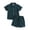 Green A, variant on LYMAYTER 2PCS Baby Infant Boys Summer Cotton Linen Shorts Outfits Solid Color Short Sleeve Button down Lapel Shirt Tops and Shorts Set for 6M-4Y