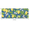 thumbnail image 7 of Yellow Lemon Fruit Flowers Blue Pattern Kitchen Rug Mat,Kitchen Runner Rugs Non Skid Washable,Decorative Kitchen Floor Mats for Kitchen,Sink,Laundry,17"x47.2", 7 of 7