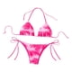 thumbnail image 4 of Conjunto de bikini triangular con cordón para mujer, ideal para actividades acuáticas, fiestas en la playa. XS, 4 of 9
