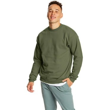 Hanes Essentials Men's EcoSmart Fleece Sweatshirt, Sizes up to 3XL