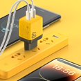 thumbnail image 4 of U128 USB C Wall Charger Block 40W Pd Power Fast Type C Charging Block Plug Double Ports Adapter CN Plug Silver, 4 of 5