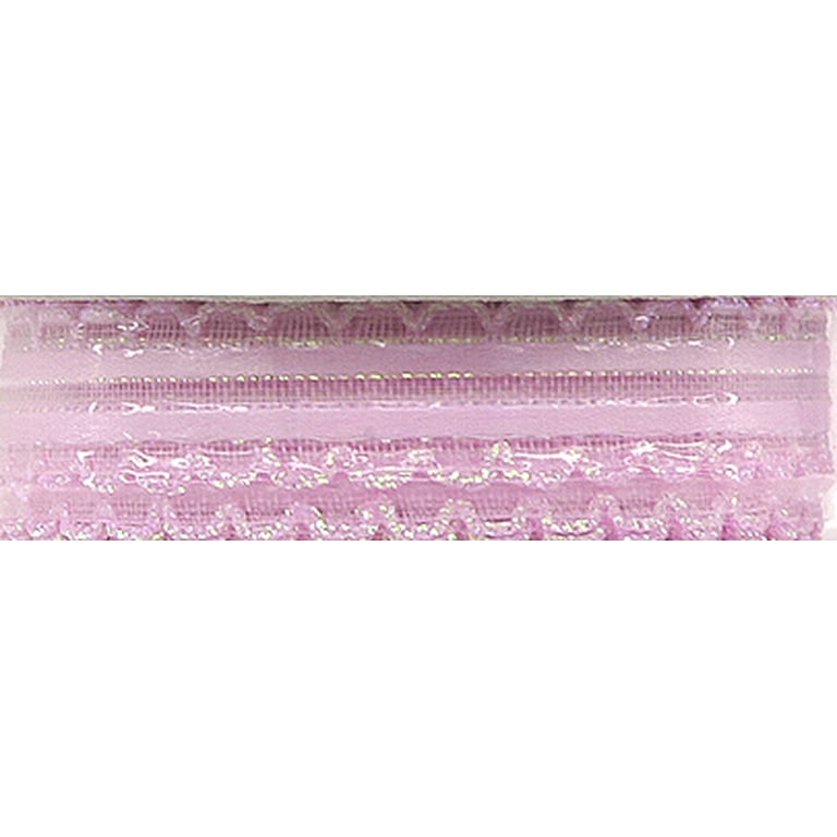 Offray Tulle Bobina Per Craft – Rosa – 15,2 Cm X 22,9 M – Nastro In Tulle Per Decorazioni E Addobbi - 2