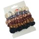 thumbnail image 4 of GOOHOCHY 12 anillas para el pelo estilo retro, pequeñas bandas elásticas para el pelo, coleteros para mujer y niña., 4 of 8
