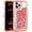 Red, variant on For iPhone 15/14 Pro Max/Plus/Pro Shockproof Liquid Glitter Defender Case