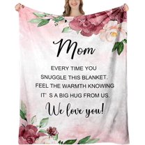 Gifts for Mom - Mom Birthday Gifts - Mom Gifts, Birthday Gifts for Mom, Happy Birthday Mom, Best Mom Ever Gifts, Mom Gifts for Birthday, Christmas, Mom Blanket, 60"x50"