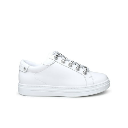 

Jimmy Choo Woman Antibes White Leather Sneakers