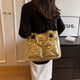 thumbnail image 3 of Bolso de mano acolchado para mujer, lujoso bolso de mano a cuadros, bolso de mano acolchado, ligero, de algodón, para invierno, 3 of 6