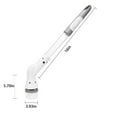 thumbnail image 5 of Electric Spin Scrubbers,360 Cordless Powerful Scrub Brush,Cordless Spin Scrubbers With 4 Replaceable Brush Heads And Adjust Extension Handle,Power Cleaning Brush For Bathroom Floor Tile(White), 5 of 9