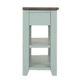 thumbnail image 6 of Hassch 48" Console Table with 3 Drawers, Narrow Entryway Table with Storage Shelves, Modern Sofa Foyer Table for Living Room, Hallway, Easy Assembly, Retro Blue, 6 of 8