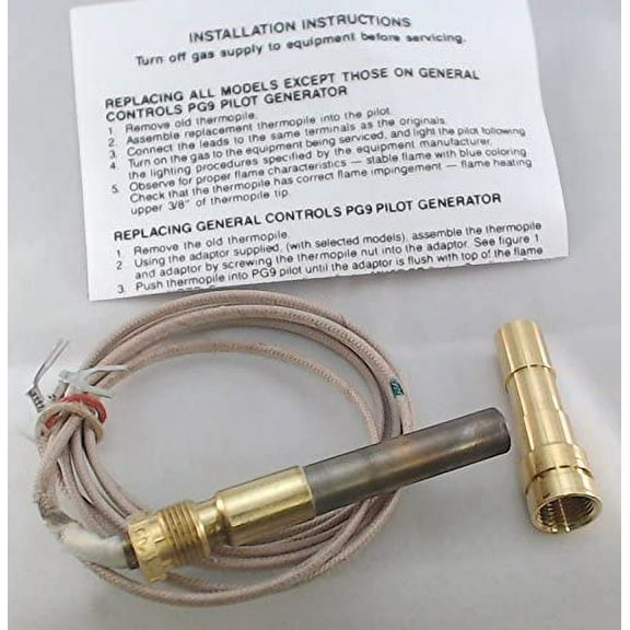 Robertshaw New 1950-003 Thermopile,2 Lead,60wPG9adap