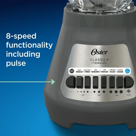 Oster Party Blender with XL 8-Cup Capacity Jar and Blend-N-Go Cup