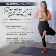 Gayo Handmade Organic Yoga Mat made with 100% Organic Cotton Yoga Mat - Natural Yoga Rug for Exercise, Workout, Fitness Rug - Hand Weaved, Washable - 74 inches X 26 Inches