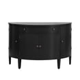 thumbnail image 4 of Sideboard Buffet Cabinet with Curved Design, Vintage Console Table Coffee Bar Cabinet with 3 Adjustable Shelves, 4 Doors and 2 Drawers, Kitchen Storage Cabinet for Living Room, Hallway, 4 of 7