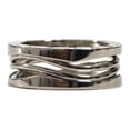 thumbnail image 5 of Pre-Owned BVLGARI B-ZERO1 Legend 18K Gold Ring (WG750) for Men and Women, Silver (Good), 5 of 9